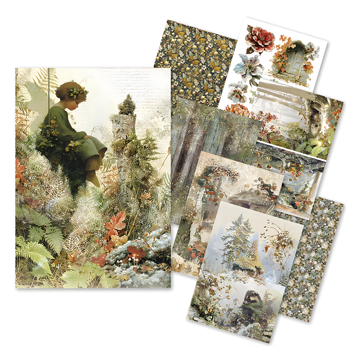 Ciao Bella Fairy Whispers  A5 Mixed Rice Paper 8pc