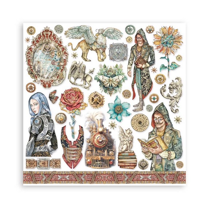 Stamperia Sir Vagabond In Fantasy World 12" x 12" Scrapbooking Paper Pad