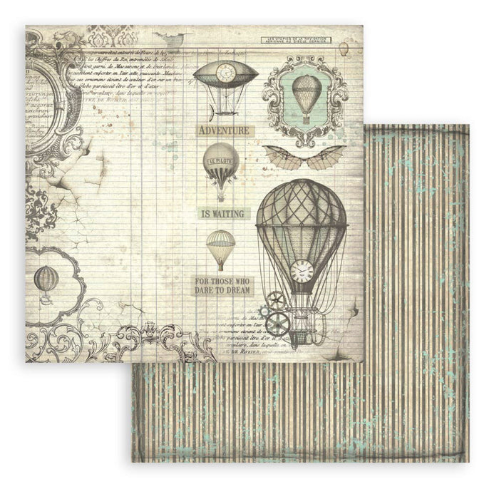 Stamperia Voyages Fantastiques 12" x 12" Scrapbooking Paper Pad