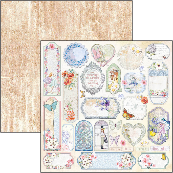 Ciao Bella Paper Enchanted Land 12" x 12" Patterns Scrapbooking Paper Set