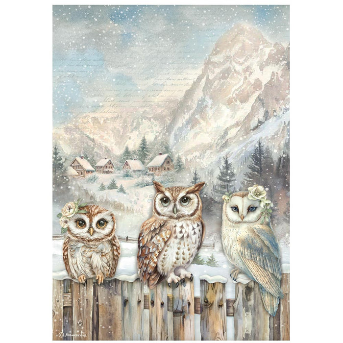 Stamperia The Owl's House A4 Rice Paper Pack