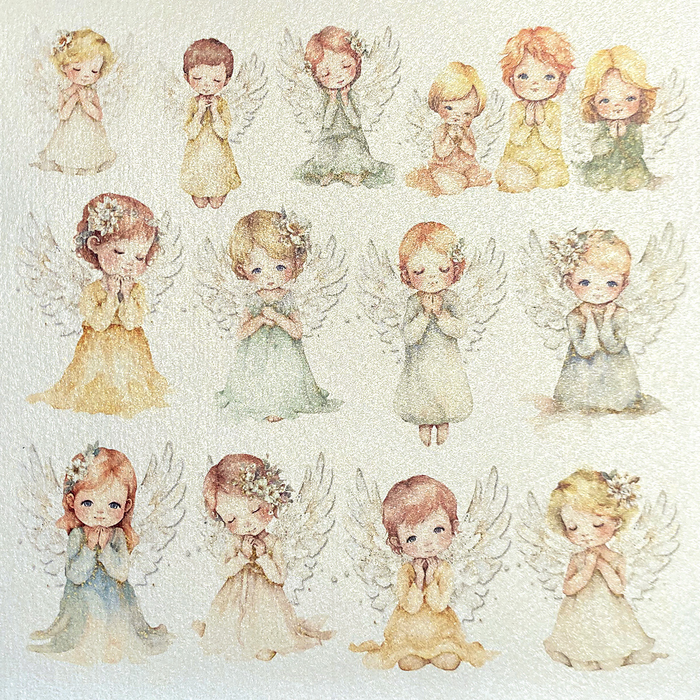 Ciao Bella  6"x6" Deluxe Blessing day Paper Pear 5pc