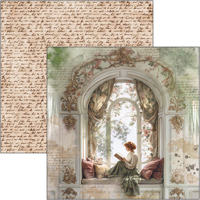 Ciao Bella Book Lovers 12" x 12" Patterns Scrapbooking Paper Set