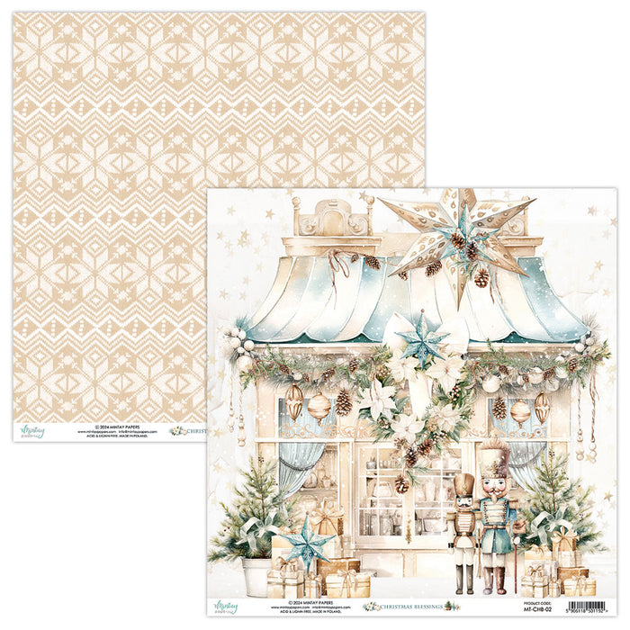 Mintay Christmas Blessings 12" x"12 Scrapbooking Paper Set