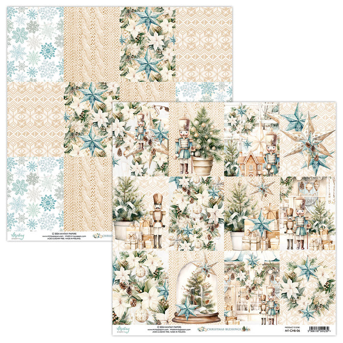 Mintay Christmas Blessings 12" x"12 Scrapbooking Paper Set