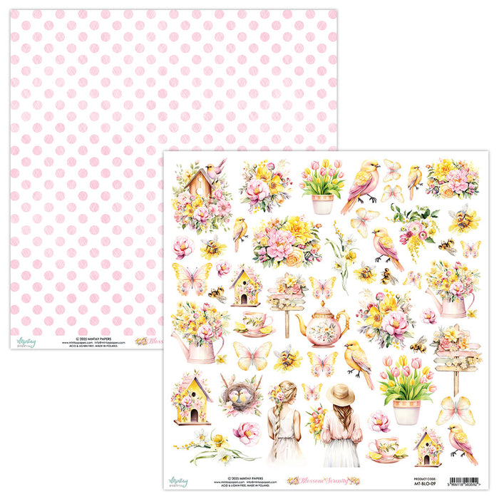 Mintay Blossom Serenity Scrapbook Paper MT-BLO-09