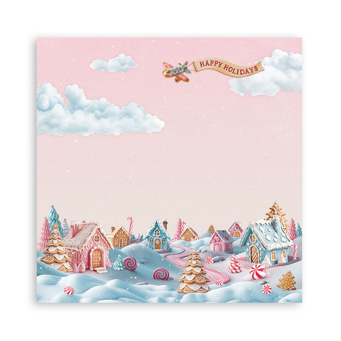 Stamperia Candy Christmas 12" x 12" Single Faced Maxi Paper Pad