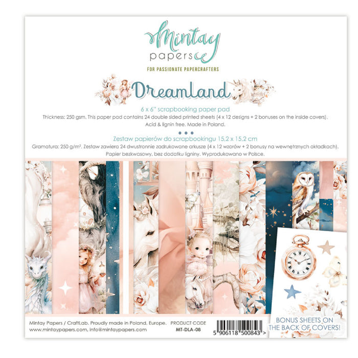 Mintay Dreamland 6" x"6 Paper Pad