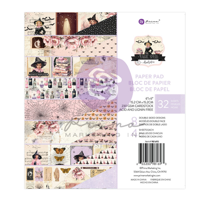 Prima Marketing Magic Spell 6"x 6" Paper Pad