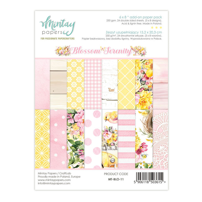 Mintay Blossom Serenity 6" x"8 Paper Pad