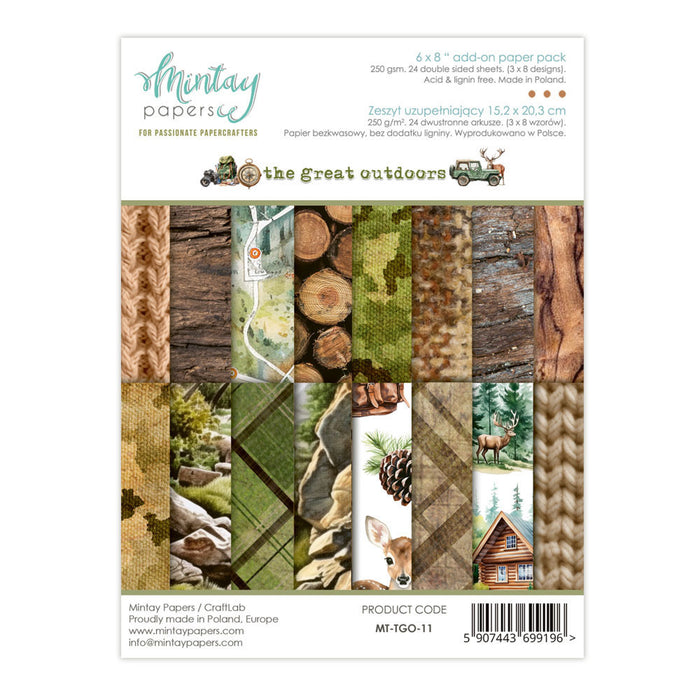 Mintay The Great Outdoors 6" x"8 Paper Pad