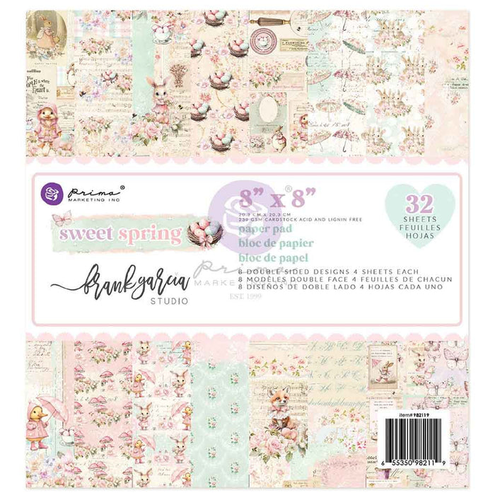 Prima Marketing Sweet Spring  8" x 8" Paper Pad