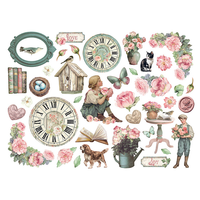 Stamperia House Of Roses Assorted Die Cuts