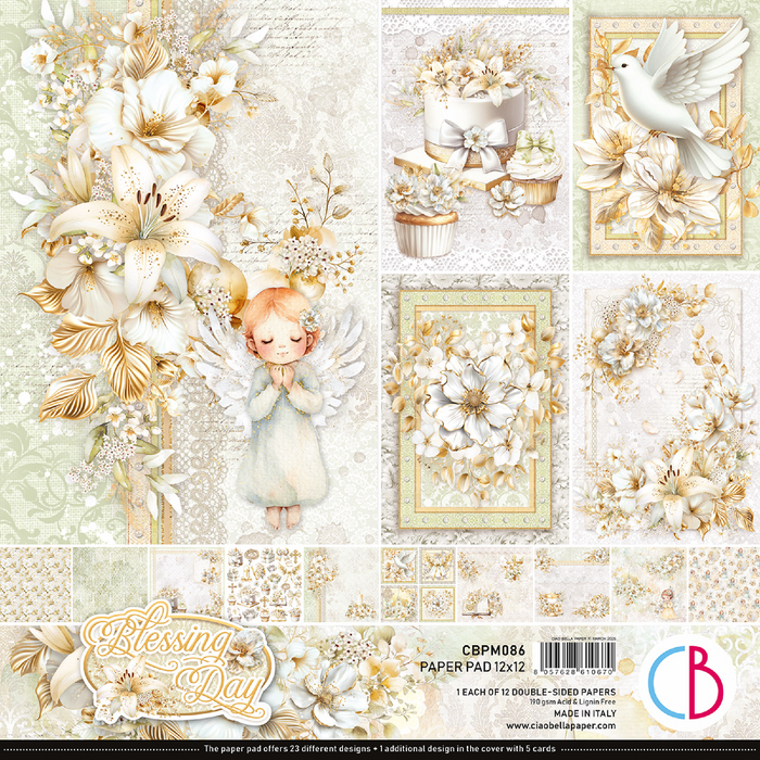 Ciao Bella Blessing Day 12" x 12" Scrapbooking Paper Set