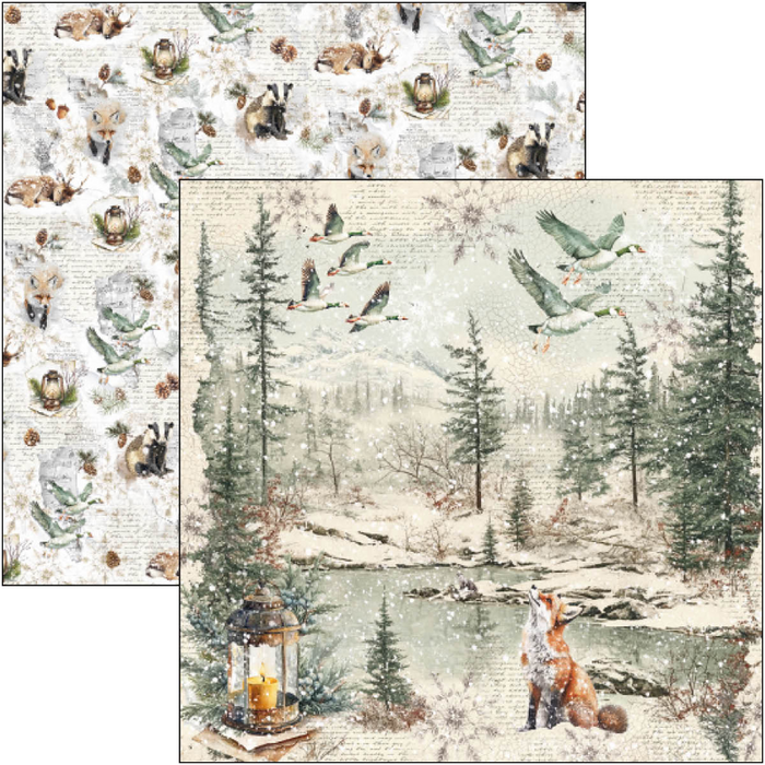 Ciao Bella Forest Tales 8" x 8" Scrapbooking Paper Set