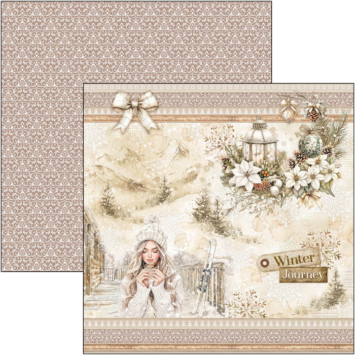 Ciao Bella Paper Winter Season 8" x 8" Scrapbooking Paper Set