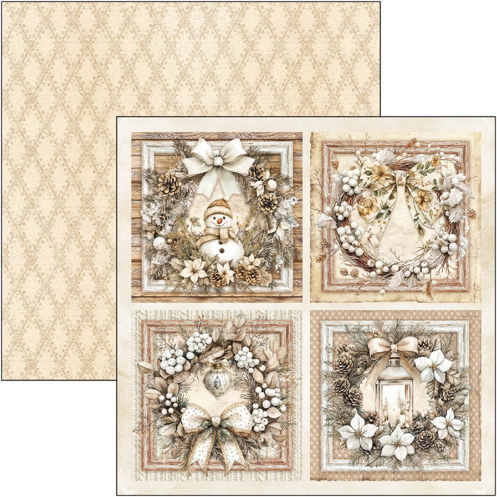 Ciao Bella Winter Paper Season 12" x 12" Patterns Scrapbooking Paper Set