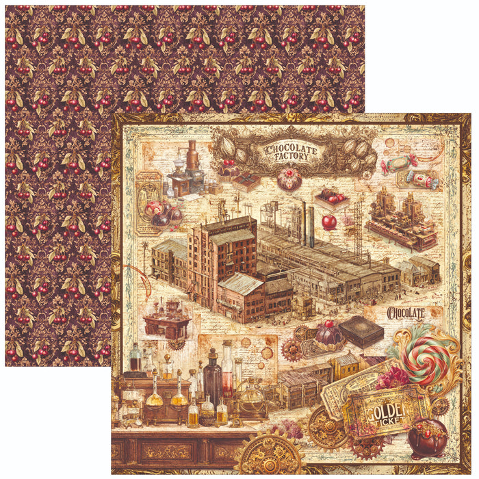 Ciao Bella Paper Chocolate Wanderlust 8" x 8" Scrapbooking Paper Set