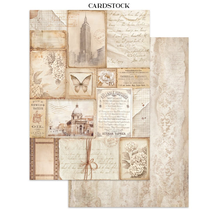 Stamperia Quiet Days Junk Journal Stickers Cut-outs Backgrounds