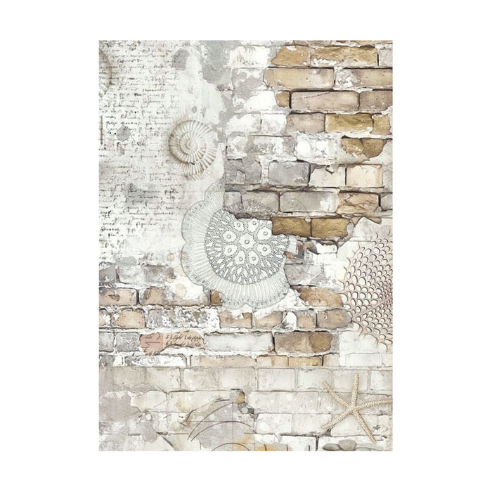 Stamperia Silent Sea A6 Rice Paper Backgrounds Pack