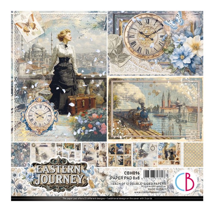 Ciao Bella Eastern Journey 8" x 8" Scrapbooking Paper Set