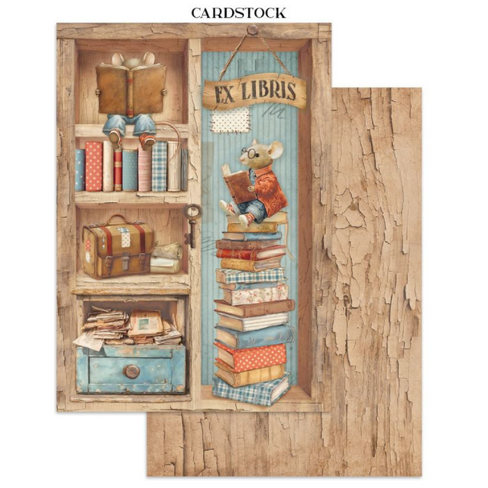 Stamperia Family Junk Journal Stickers Cut-outs Backgrounds