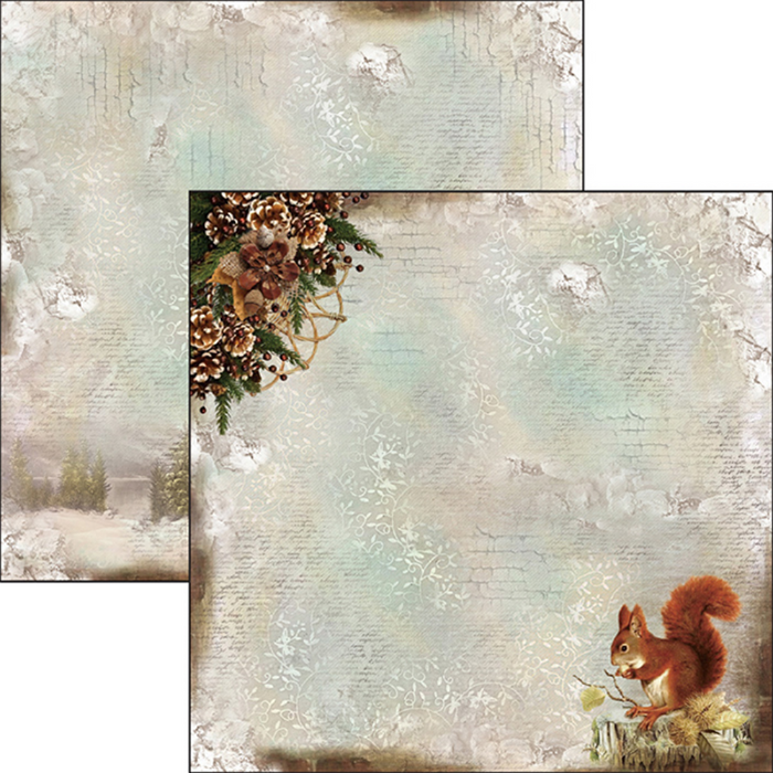 Ciao Bella The Sound Of Winter 12"x 12" Scrapbooking Paper Set
