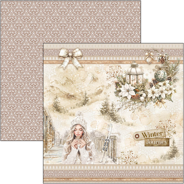 Ciao Bella Paper Winter Season 12" x 12" Scrapbooking Paper Set