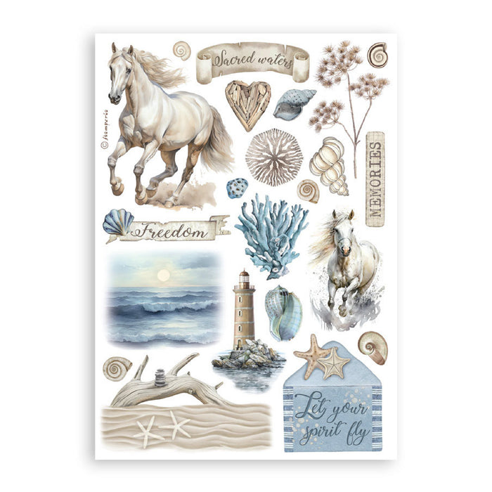 Stamperia Silent Sea A5 Washi Pad