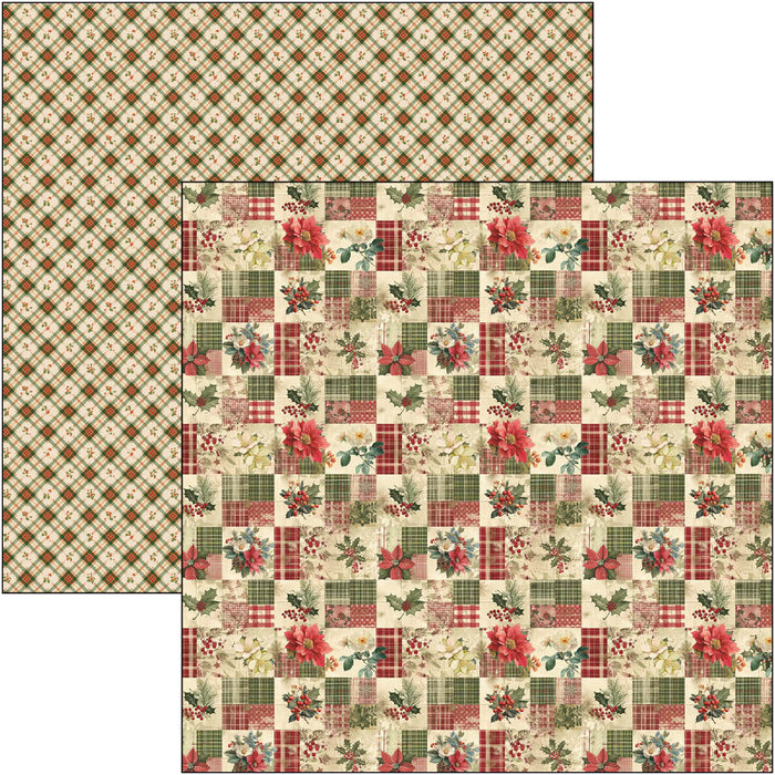 Ciao Bella Paper Merry & Bright 12" x 12" Scrapbooking Paper Set