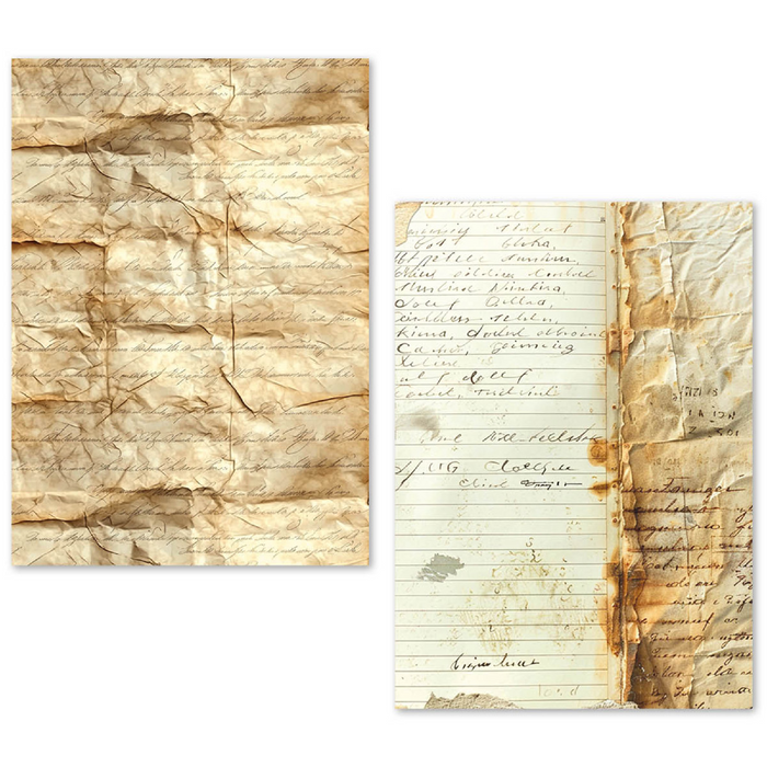 Ciao Bella Paper A5 Tissue Paper Set 24pc Vintage Manuscript