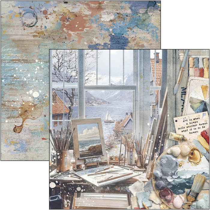 Ciao Bella An Artist Journey 12" x 12" Scrapbooking Paper Set