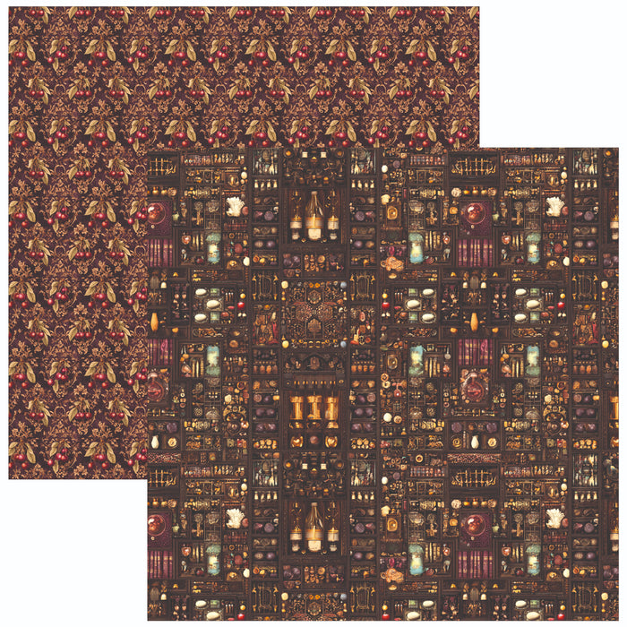 Ciao Bella Paper Chocolate Wanderlust 12" x 12" Scrapbooking Paper Set