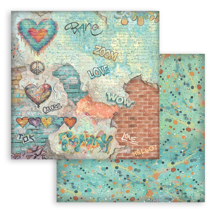 Stamperia Furry Friends 2 12" x 12" Background Selection Paper Pad