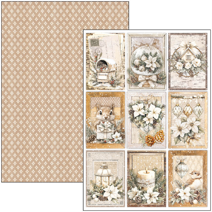 Ciao Bella Paper Winter Season A4 Scrapbooking Paper Set