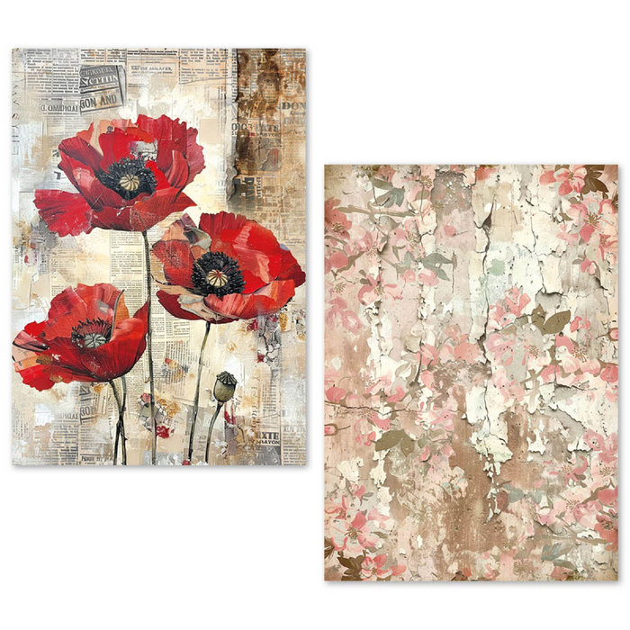 Ciao Bella Paper The Sound Of Spring A5 Tissue Paper Set 24pc Wild Blossom