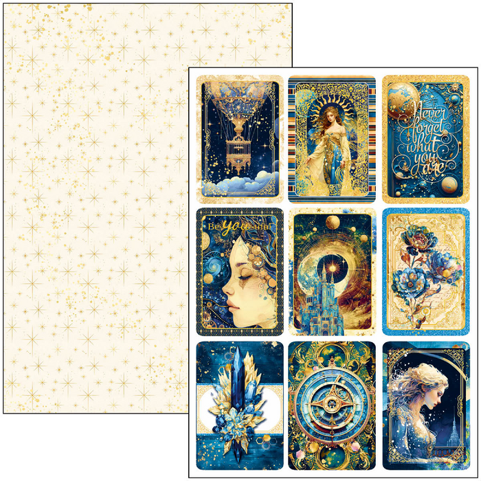 Ciao Bella Celestial A4 Scrapbooking Paper Set