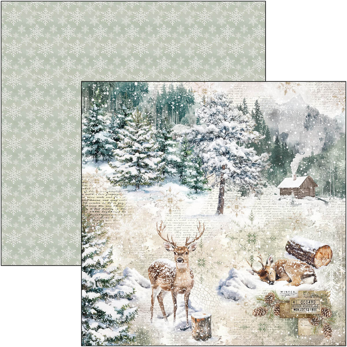 Ciao Bella Forest Tales 12" x 12" Scrapbooking Paper Set