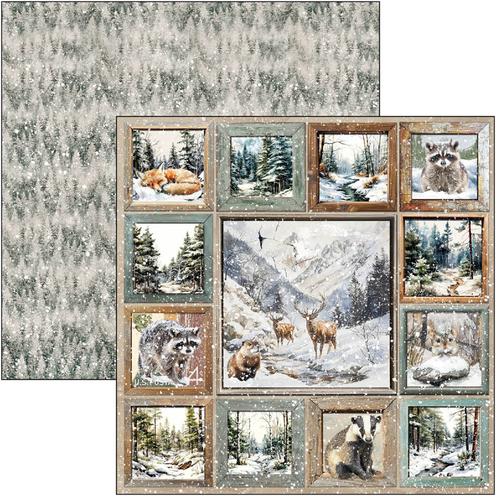 Ciao Bella Forest Tales 12" x 12" Patterns Scrapbooking Paper Set