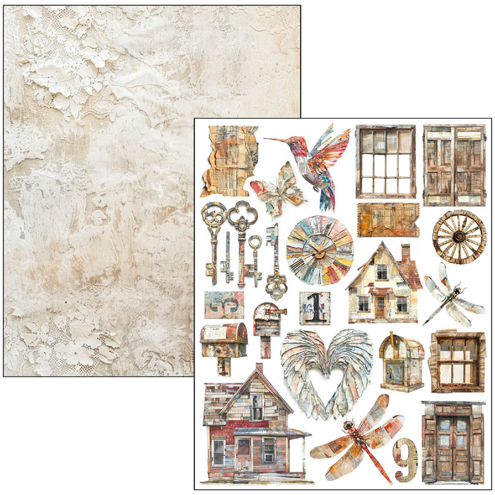 Ciao Bella Paper The Sound Of Spring A4 Maxi Mixed Media Book