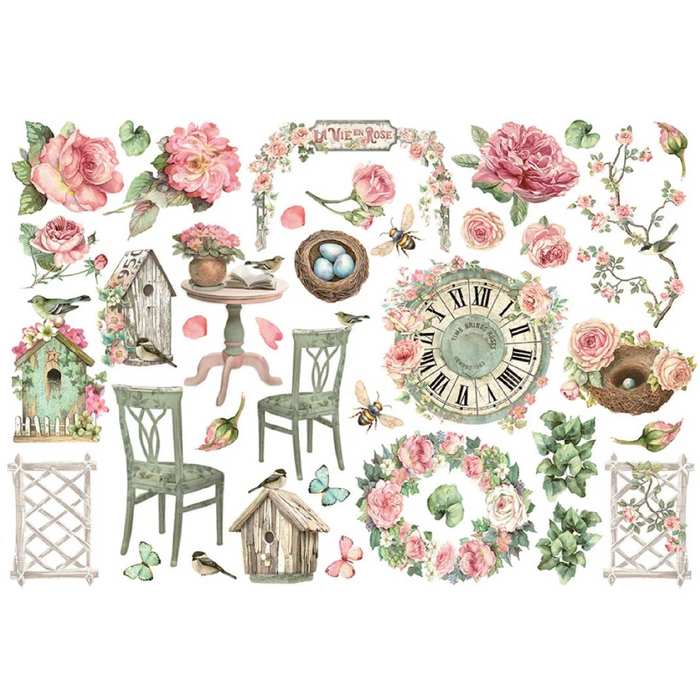 Stamperia House Of Roses Ephemera