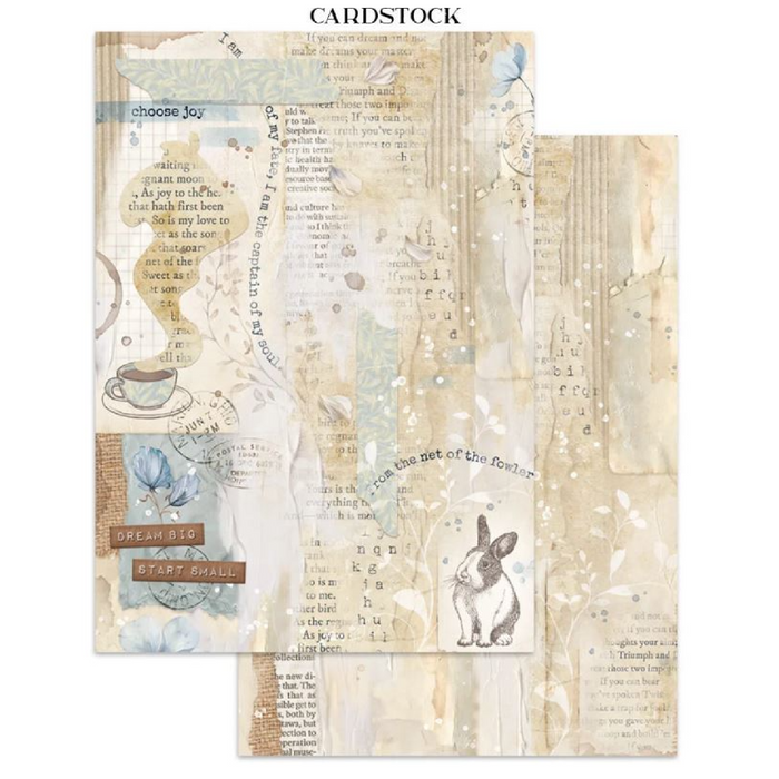 Stamperia Secret Diary Junk Journal Stickers Cut-outs Backgrounds