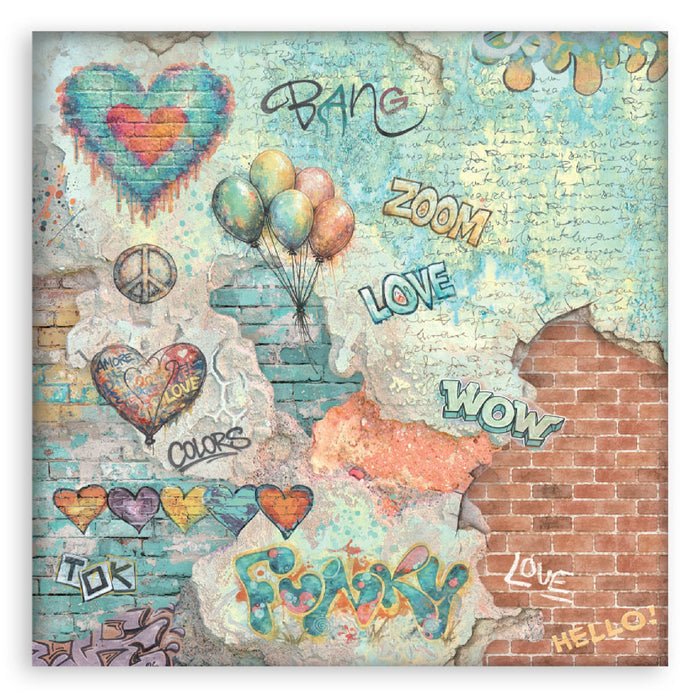 Stamperia Furry Friends 2 12" x 12" Single Faced Maxi Paper Pad