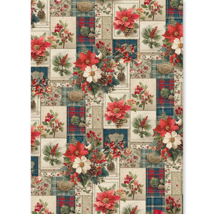 Ciao Bella Paper Merry & Bright A5 Mixed Rice Paper 8pc