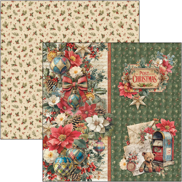 Ciao Bella Paper Merry & Bright 8" x 8" Scrapbooking Paper Set