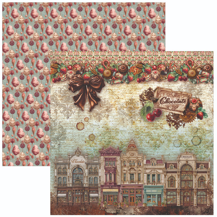 Ciao Bella Paper Chocolate Wanderlust 12" x 12" Scrapbooking Paper Set