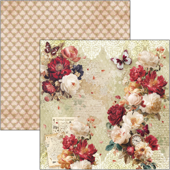 Ciao Bella Book Lovers 12" x 12" Scrapbooking Paper Set
