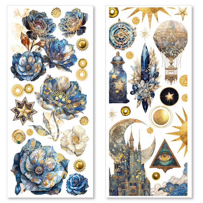 Ciao Bella Celestial Art Transparent Stickers 5pc