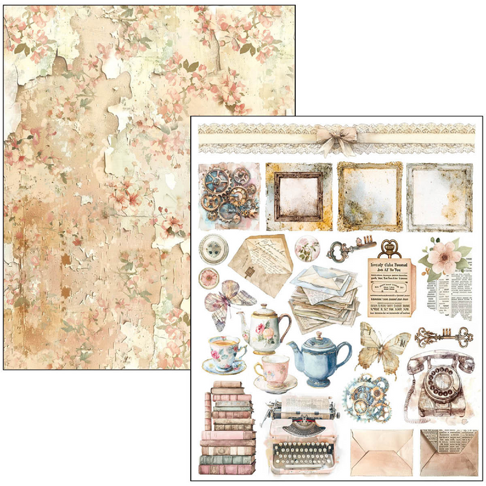 Ciao Bella Paper Lost in Time A4 Maxi Mixed Media Book