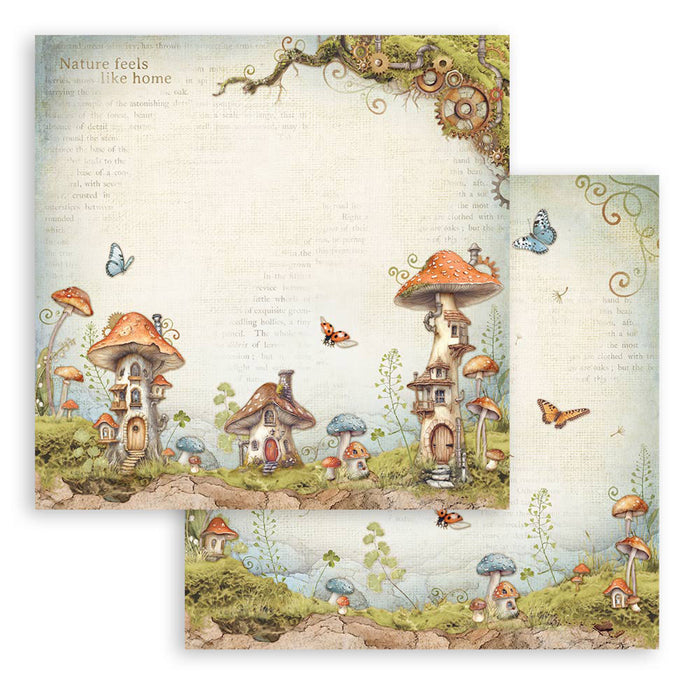Stamperia Hidden Grove  12" x 12" Scrapbooking Paper Pad